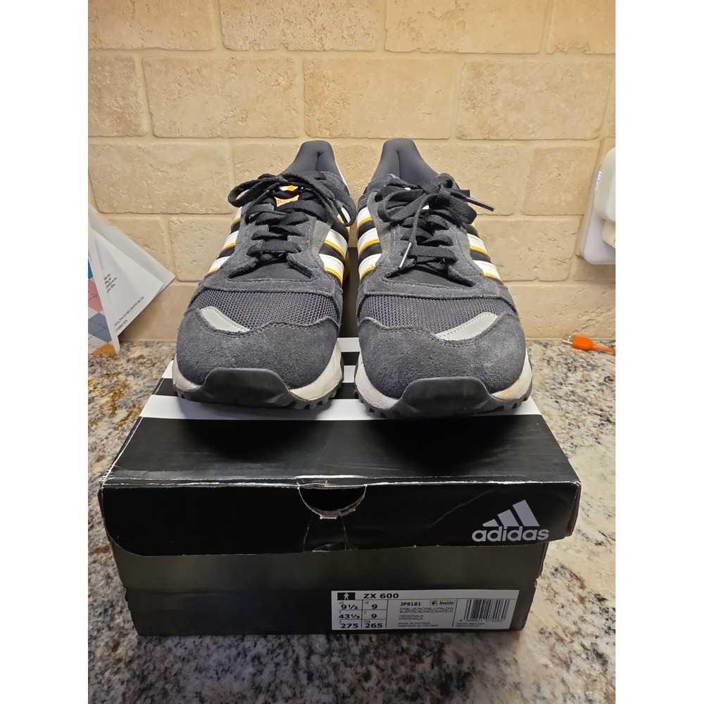 Adidas Originals ZX 600 - Men Sneakers Retro Shoes JR8181 Black-Gray